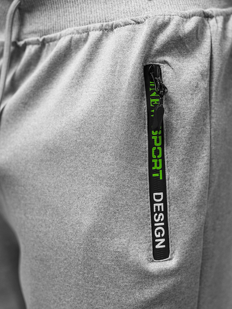 Ανδρικό σόρτς φόρμας γκρι OZONEE JS/8K296