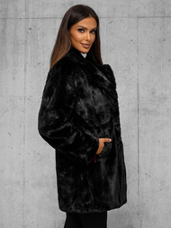 Γυναικείο μπουφάν μαύρο OZONEE JS/11Z8168Z