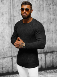 Ανδρικό πουλόβερ μαύρο OZONEE L/2492
