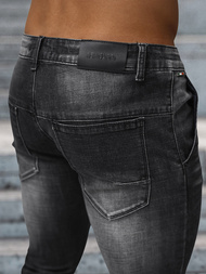 Ανδρικό τζιν παντελόνι mαύρος OZONEE NB/MP0091N