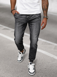 Ανδρικό παντελόνι jogger mαύρος OZONEE NB/MP0135N