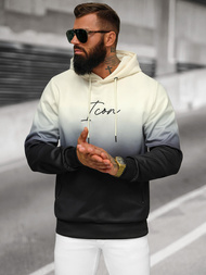 Ανδρικό Φούτερ με kουκούλα Λευκό και άσπρο OZONEE JS/27B6501/155