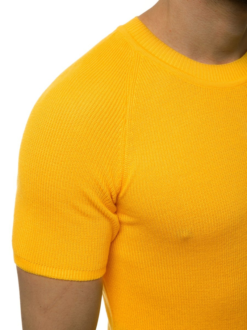 Ανδρικό μπλουζάκι κίτρινο OZONEE L/2474