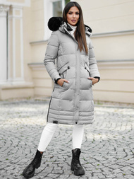 Γυναικείο μπουφάν Γκρί OZONEE O/W377Z