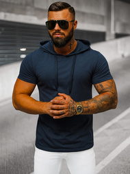 Ανδρικό μπλουζάκι ναυτικό μπλε OZONEE JS/8T89/25