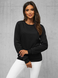 Γυναικείο φούτερ μαύρο OZONEE JS/W01Z