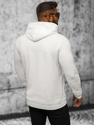 Ανδρικό Φούτερ με Κουκούλα eκρού OZONEE O/TB2273