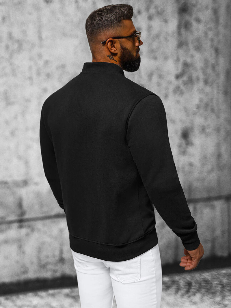 Ανδρικό Φούτερ μαύρο OZONEE NB/MF2020