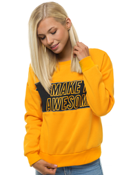 Γυναικείο φούτερ κίτρινο OZONEE JS/KSW1003