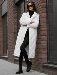 Γυναικείο μπουφάν λευκό OZONEE JS/5M3177/281Z