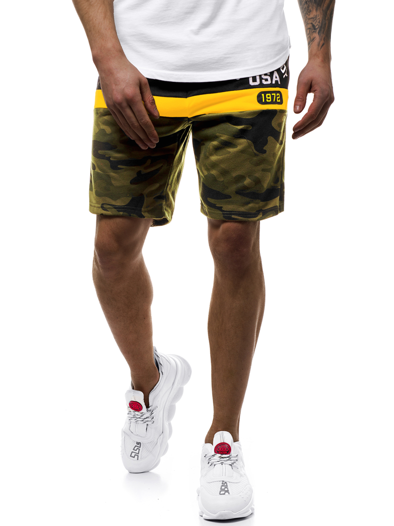 Ανδρικό σόρτς πράσινο OZONEE JS/KK300157