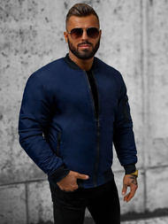 Ανδρικό μπουφάν ναυτικό μπλε OZONEE JS/AK95Z