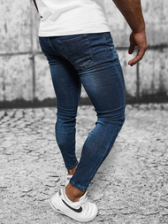 Ανδρικό τζιν παντελόνι Σκούρο μπλε OZONEE NB/MP0015BS