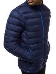 Ανδρικό μπουφάν ναυτικό μπλε OZONEE JB/JP1111 