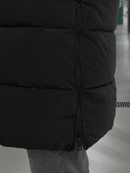 Ανδρικό χειμερινό μπουφάν mαύρος OZONEE JS/25M9803/392Z