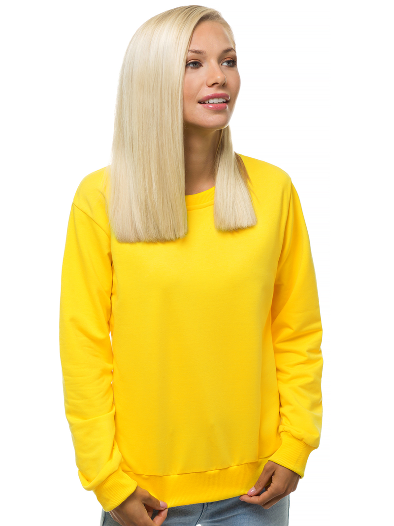 Γυναικείο φούτερ κίτρινο OZONEE JS/WB11002/28