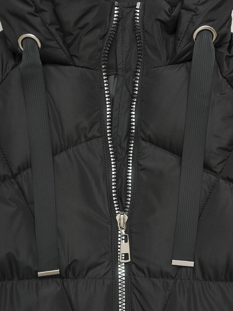 Γυναικείο μπουφάν μαύρο OZONEE JS/5M3163/392Z