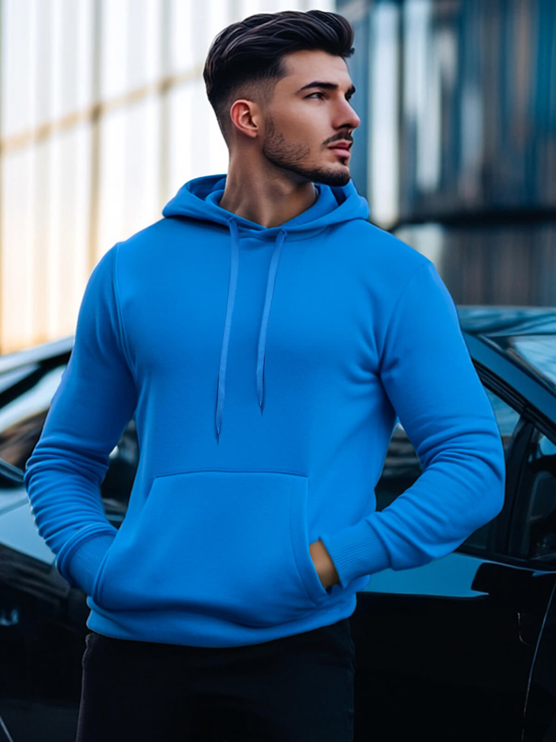 Ανδρικό Φούτερ μπλε OZONEE JS/2009Z