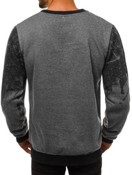 Ανδρικό Φούτερ μαύρο OZONEE JS/22053Z