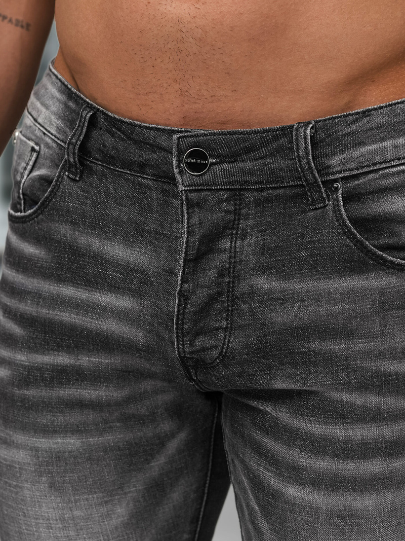 Ανδρικό τζιν παντελόνι mαύρος OZONEE NB/MP0070NZ