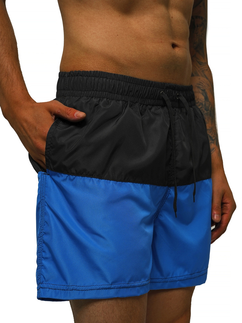 Ανδρικό μαγιό μαύρο-mπλε OZONEE JS/HM060