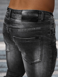 Ανδρικό τζιν παντελόνι mαύρος OZONEE NB/MP0155N