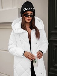 Γυναικείο μπουφάν λευκό OZONEE JS/5M3173/281Z
