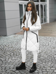 Γυναικείο μπουφάν λευκό OZONEE JS/5M3168/281Z