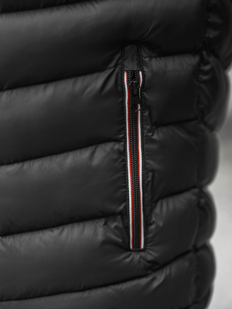 Ανδρικό μπουφάν μαύρο OZONEE JS/SM71