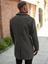 Ανδρικό παλτό Γραφίτης OZONEE JS/11Z8269