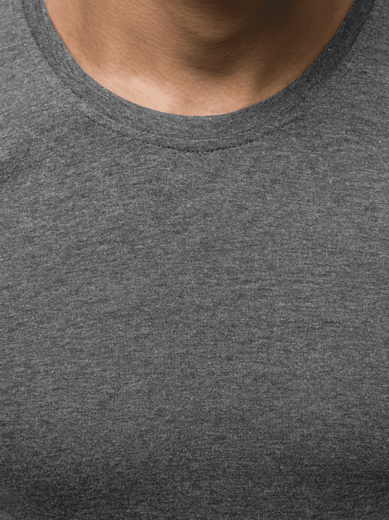 Ανδρικό μπλουζάκι με μακριά μανίκια γραφίτη OZONEE O/1209Z