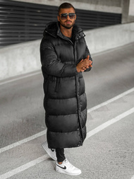 Ανδρικό χειμερινό μπουφάν μαύρο OZONEE O/M3202Z