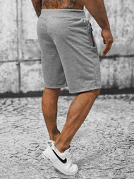 Ανδρικό σόρτς φόρμας γκρι OZONEE JS/8K290