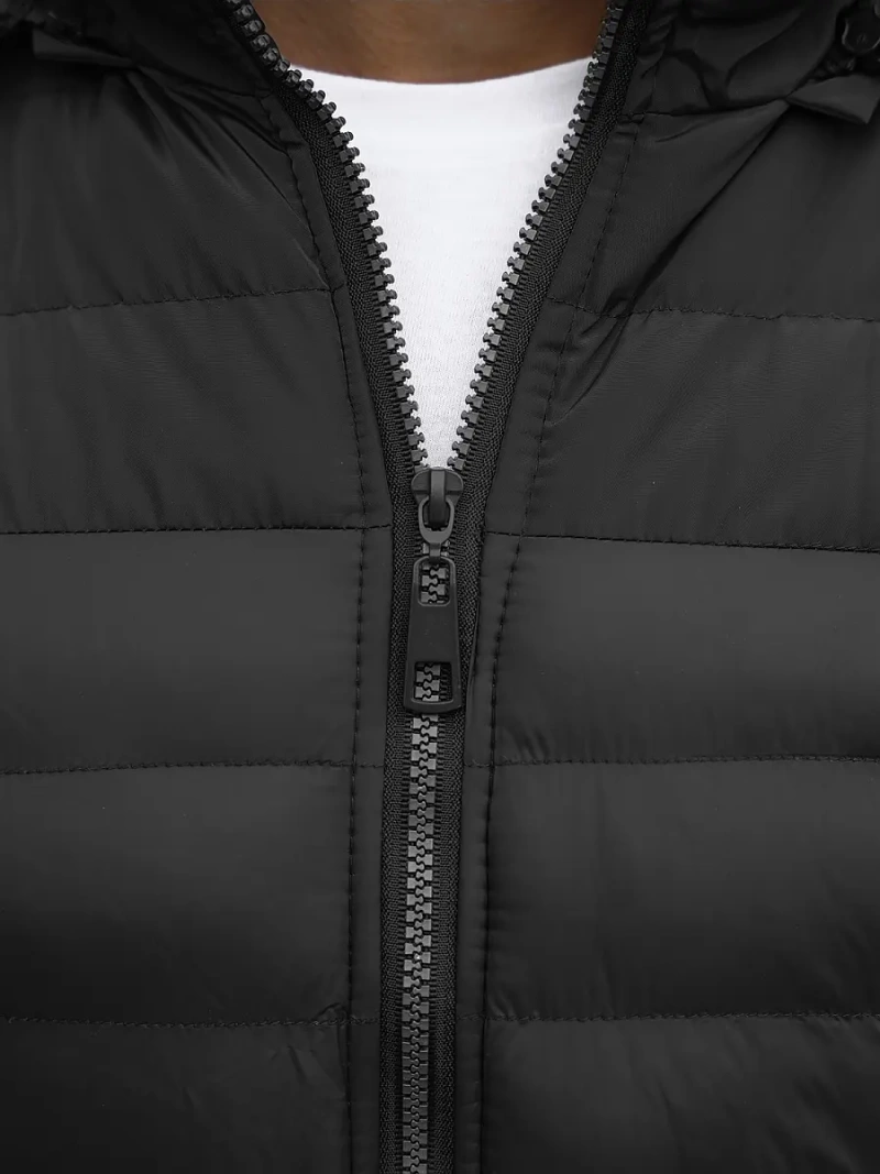 Ανδρικό μπουφάν μαύρο OZONEE JS/M792/392