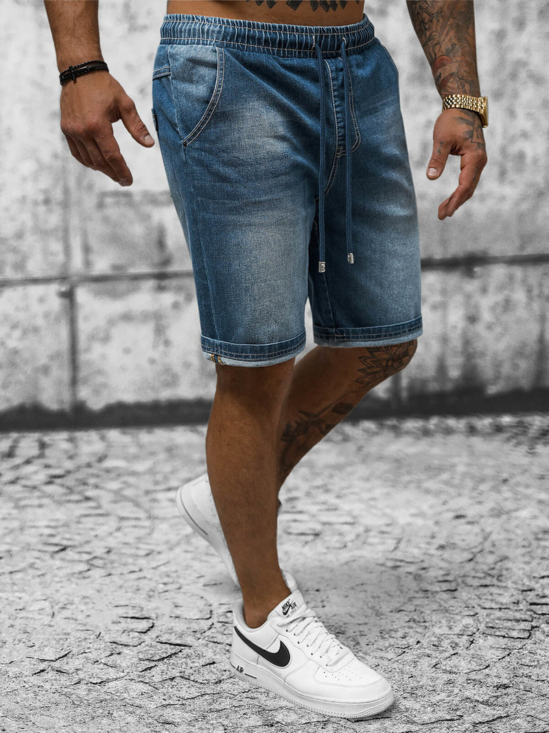 Ανδρικό σόρτς τζιν μπλε OZONEE NB/MP0276BC