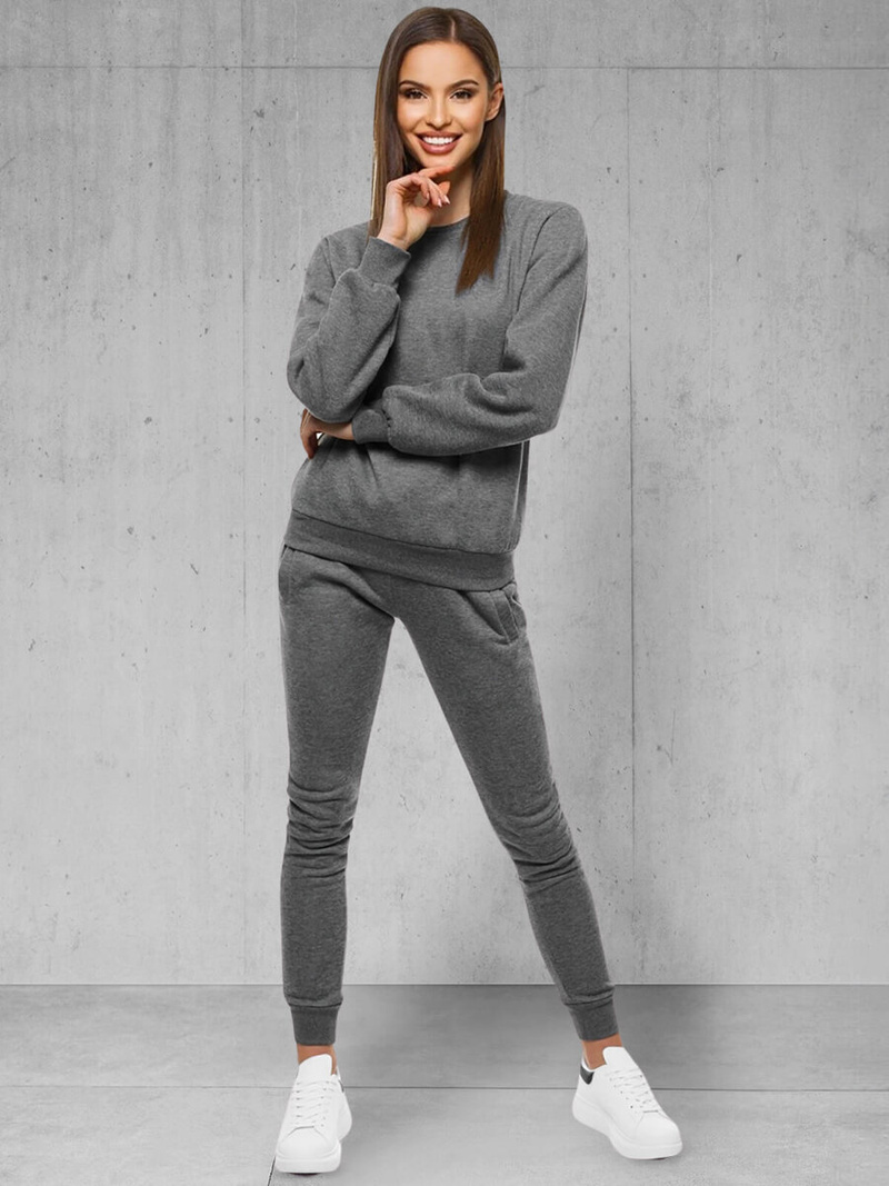 Γυναικεία αθλητική φόρμα γραφίτη OZONEE 17