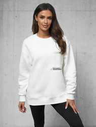 Φούτερ λευκό OZONEE O/SWE23022Z