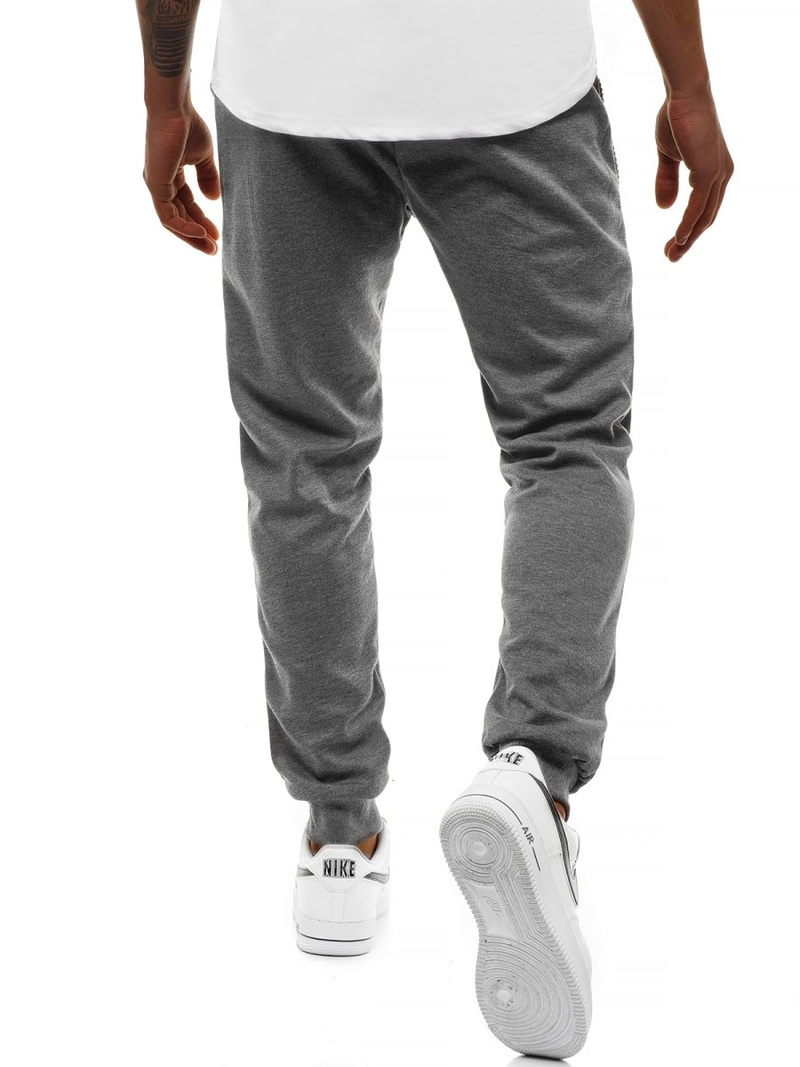 Ανδρικό παντελόνι φόρμας γραφίτη OZONEE JS/JZ11015