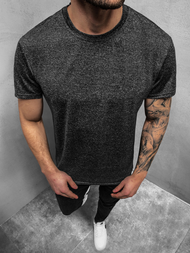 Ανδρικό μπλουζάκι σκούρο-γραφίτη OZONEE JS/S01Z