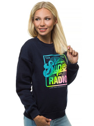 Γυναικείο φούτερ ναυτικό μπλε OZONEE JS/KSW1008