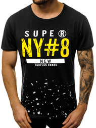 Ανδρικό μπλουζάκι μαύρο OZONEE JS/KS2028