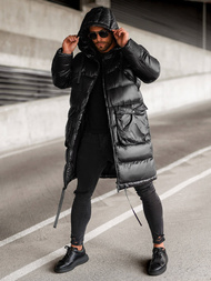 Ανδρικό χειμερινό μπουφάν μαύρη OZONEE O/M3205Z