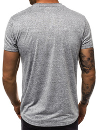 Ανδρικό μπλουζάκι ανοιχτό-γκρι OZONEE JS/S01Z