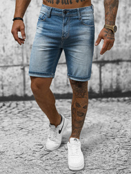 Ανδρικό σόρτς τζιν μπλε OZONEE NB/MP0264BC