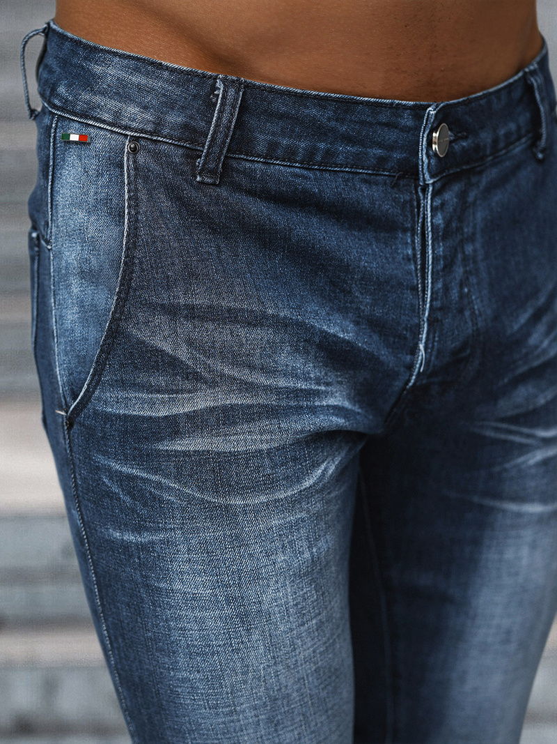 Ανδρικό τζιν παντελόνι Σκούρο μπλε OZONEE NB/MP0091BS