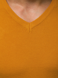 Ανδρικό πουλόβερ ανοιχτό-κάμελ OZONEE TMK/YY03/9