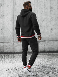 Ανδρικό σετ φόρμας μαύρο OZONEE JS/8C65/3