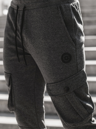 Ανδρικό παντελόνι φόρμας γραφίτη OZONEE C/316