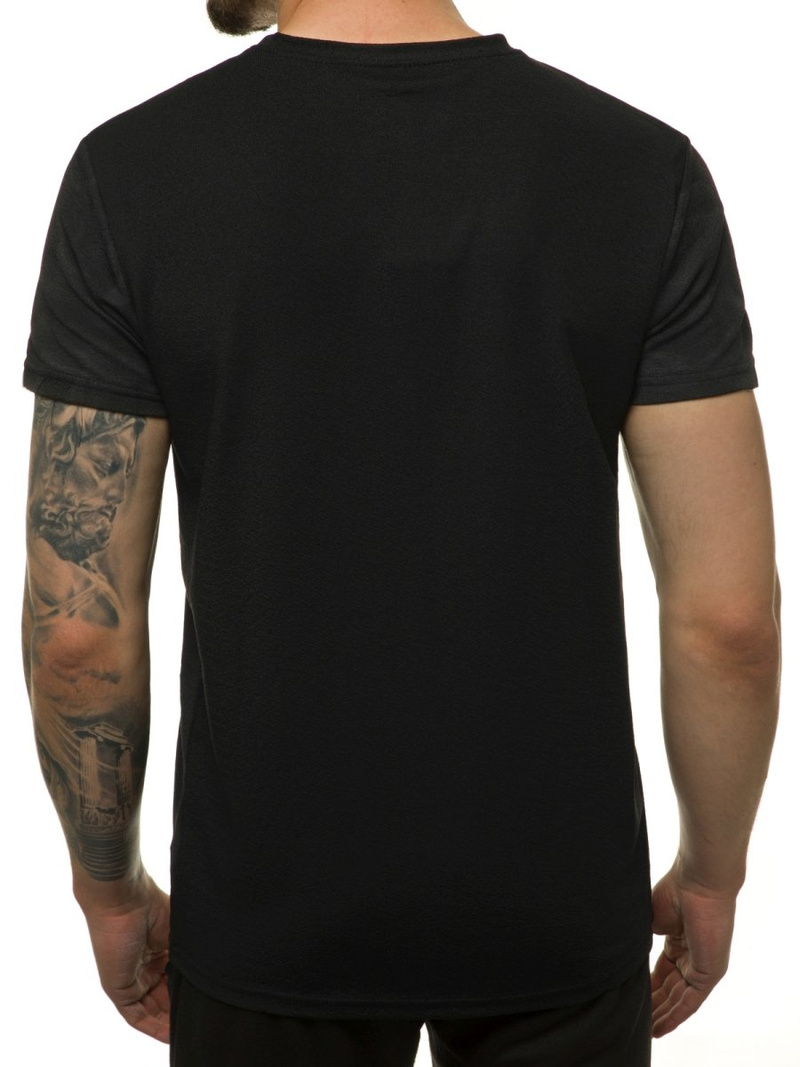 Ανδρικό μπλουζάκι μαύρο OZONEE JS/SS10999
