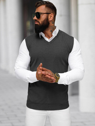 Ανδρικό πουλόβερ Γραφίτης OZONEE NB/MM6005/3Z